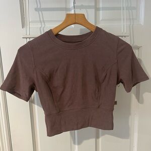 lululemon athletica Twist Back Short Sleeve Shirt - Dark Oxide (Color)